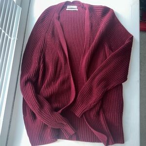 Elegant Burgundy Women's Sweater
